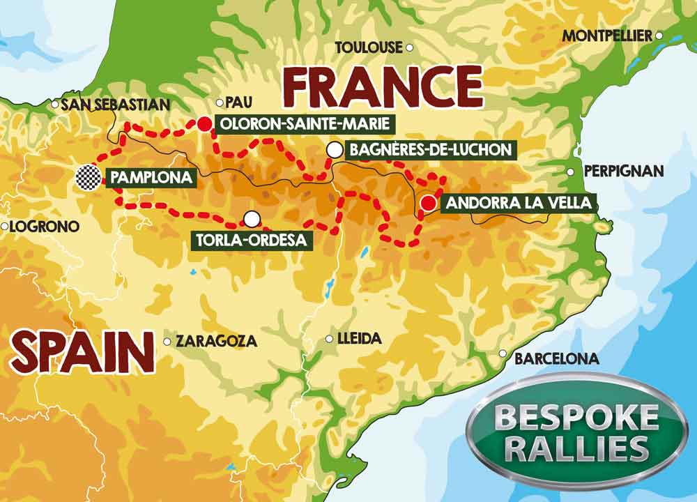 Bespoke Rallies - Pyrenees 1000 Rally, Worldwide Classic Car Rally & Touring Events