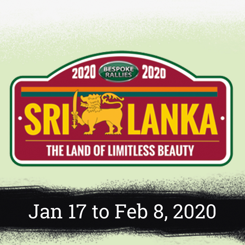Bespoke Rallies - Sri Lanka Rally 2020, Worldwide Classic Car Rally & Touring Events