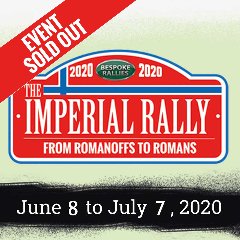 Bespoke Rallies | The Imperial Rally 2020 | Classic Car Rally & Touring Event | June 8 to July 7 2020